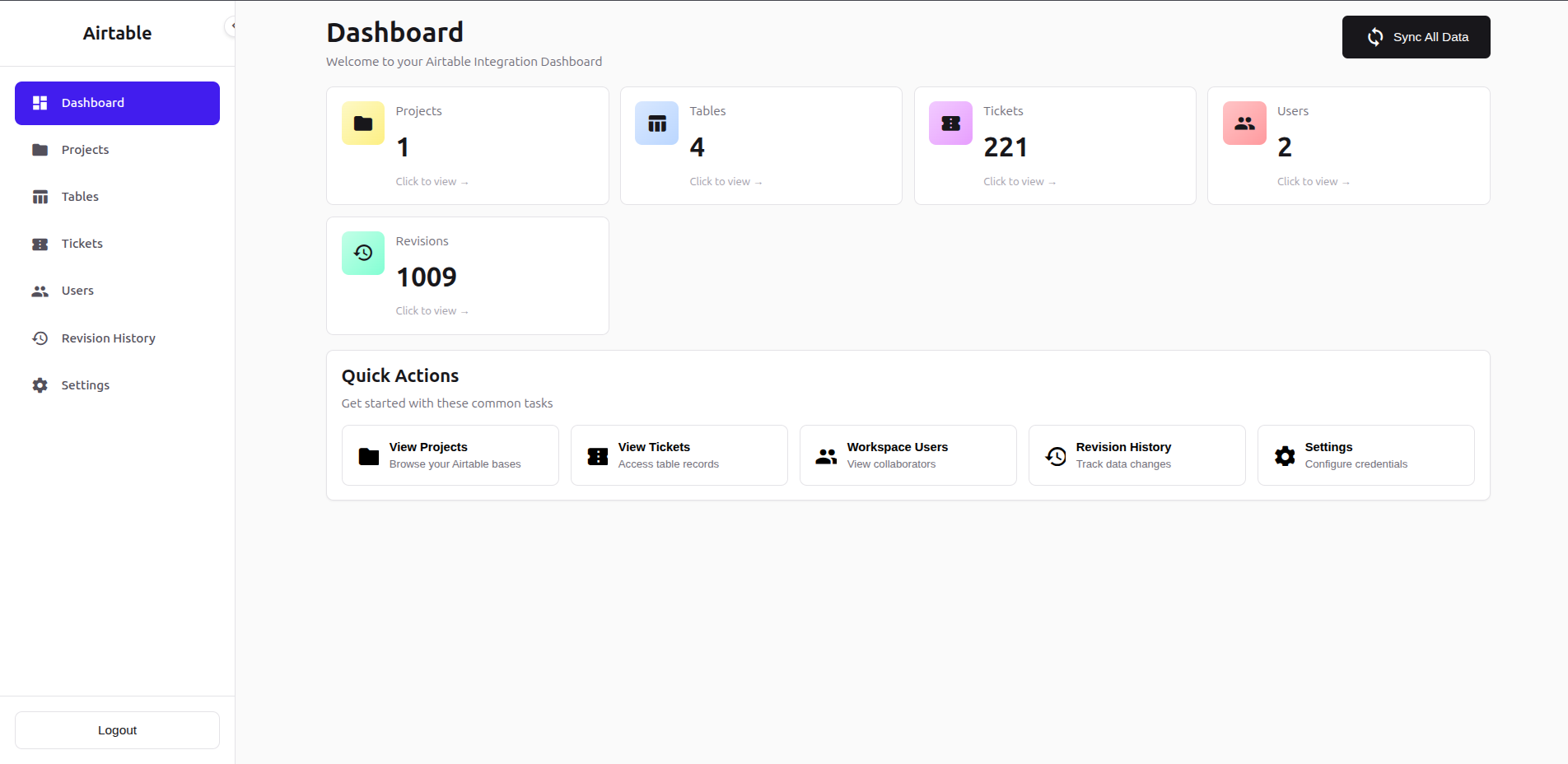 Airtable Integration (Full-stack) — Frontend (Angular) + Backend (Node.js/Express)