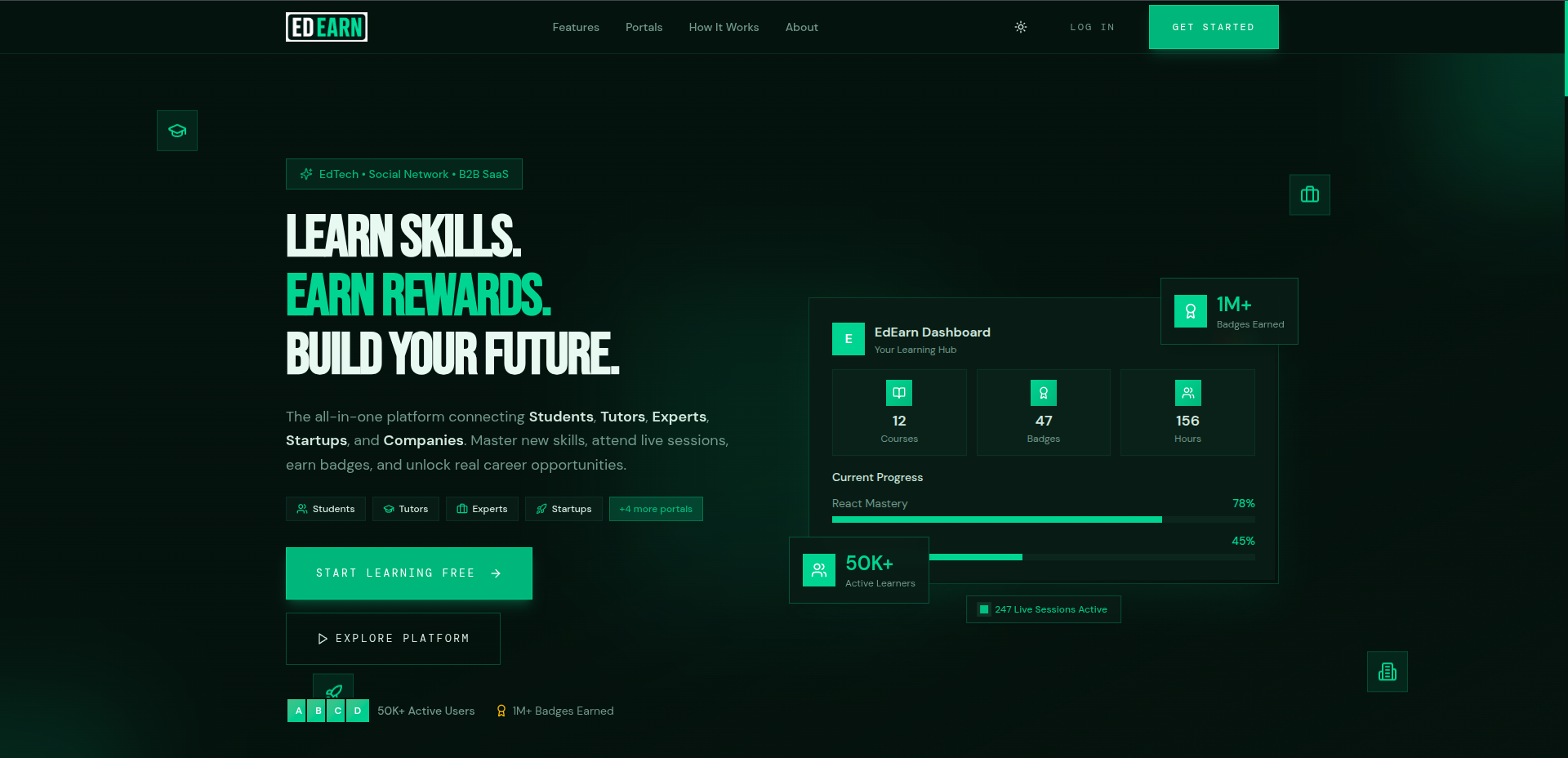 EdEarn - EdTech Learning Platform