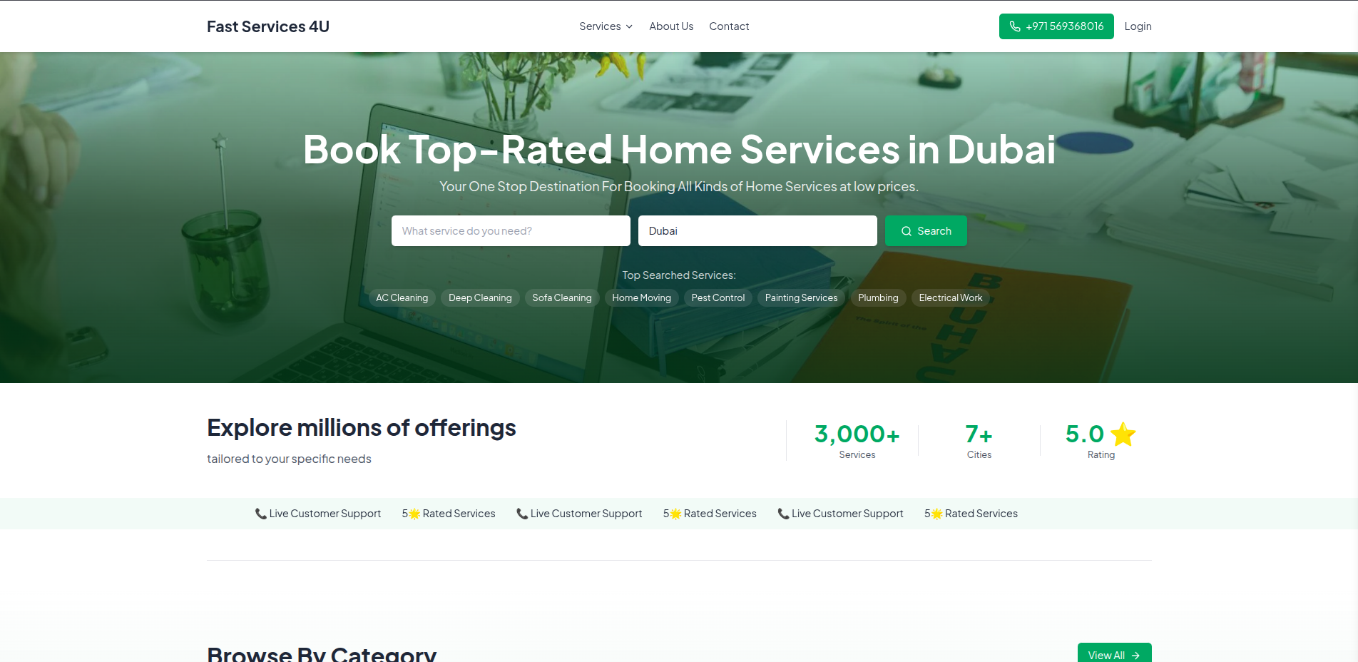 Fast Services WebApp - Premium Home Services Platform